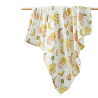 100% pure cotton 6layers baby blanket